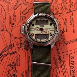 Vintage Citizen Aqualand Duplex Divers